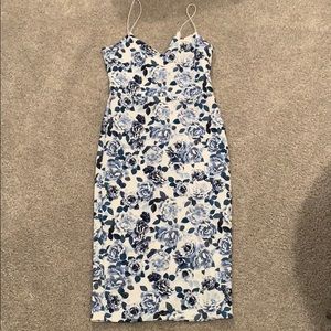 ASOS Floral Print A-Line Dress